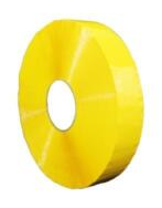 Machine Tape Acrylic 2x1000 Yrd 2.0 Mil Yellow 6 Rolls/Box