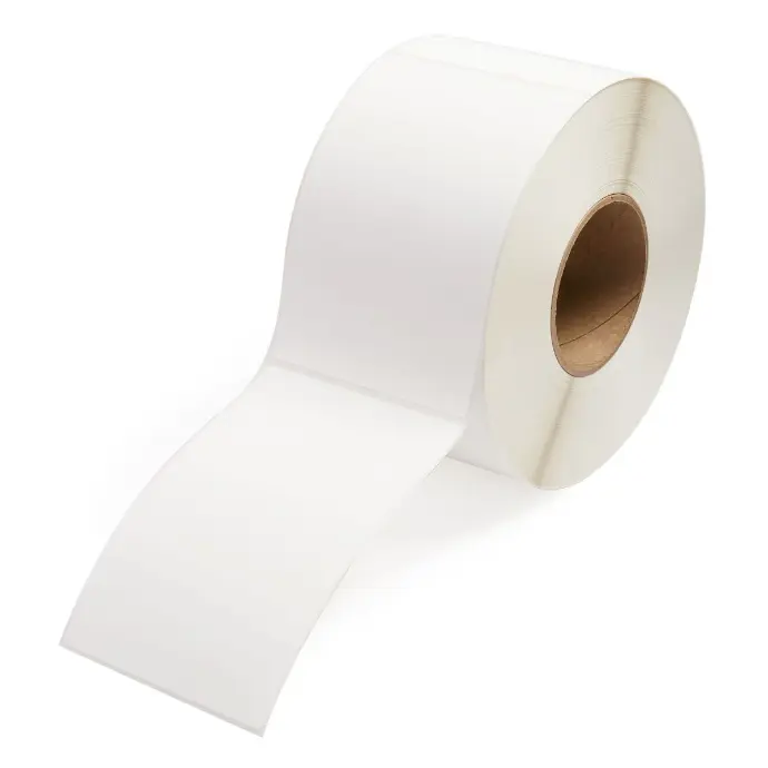 Thermal Transfer Label 4x6 3" Core Roll White 1000 Labels/Roll 4 Rolls/Box