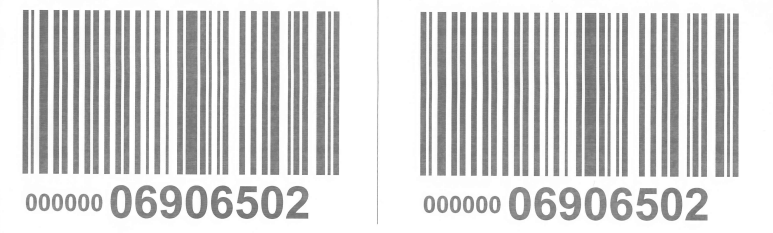 Custom Thermal Transfer Label  4x12 3" Core Roll White Custom Sequential Barcode 500 Labels/Roll 4 Rolls/Box