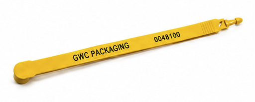 [TS-SRL211YEL] Truck Seal Plastic 3/8x7.5 Yellow 2000/Box