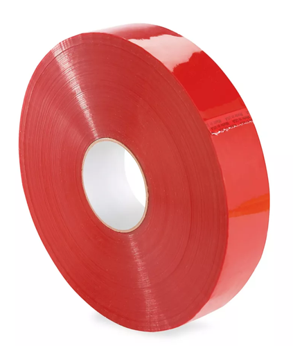 [MT-2201000R] Machine Tape Acrylic 2x1000 Yrd 2.0 Mil Red 6 Rolls/Box