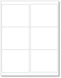 [LL-1002] Laser Label 4x3 1/3 8.5x11 Sheet 6 Label/Sheet 250 Sheets/Box