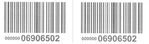 [ES-1001] Custom Thermal Transfer Label  4x12 3" Core Roll White Custom Sequential Barcode 500 Labels/Roll 4 Rolls/Box
