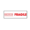 [HT-320110FRAGILE] Hand Tape Acrylic 3x110 Yrd 2 Mil Fragile 24 Rolls/Box 105 Box/Plt