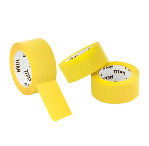 [HT-320110YELLOW] Hand Tape Acrylic 3x110 Yrd 2 Mil Yellow 24 Rolls/Box
