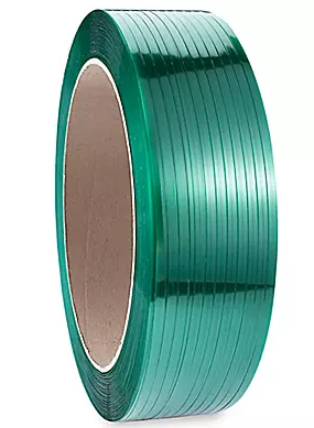 [PS-58160016X6] Strapping Polyester 16x6 Core 5/8 Width 1600 Ft Green