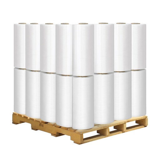 [MW-208050C-B] Machine Wrap 20x5000 80g Clear 40 Rolls/Pallet