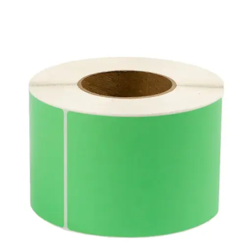 [DTR-46P-GREEN] Direct Thermal Label 4x6 3" Core Perf: Yes Green 1000 Labels/Roll 4 Rolls/Box 75 Box/Plt
