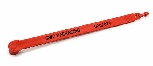 [TS-SRL211RED] Truck Seal Plastic 3/8x7.5 Red 2000/Box